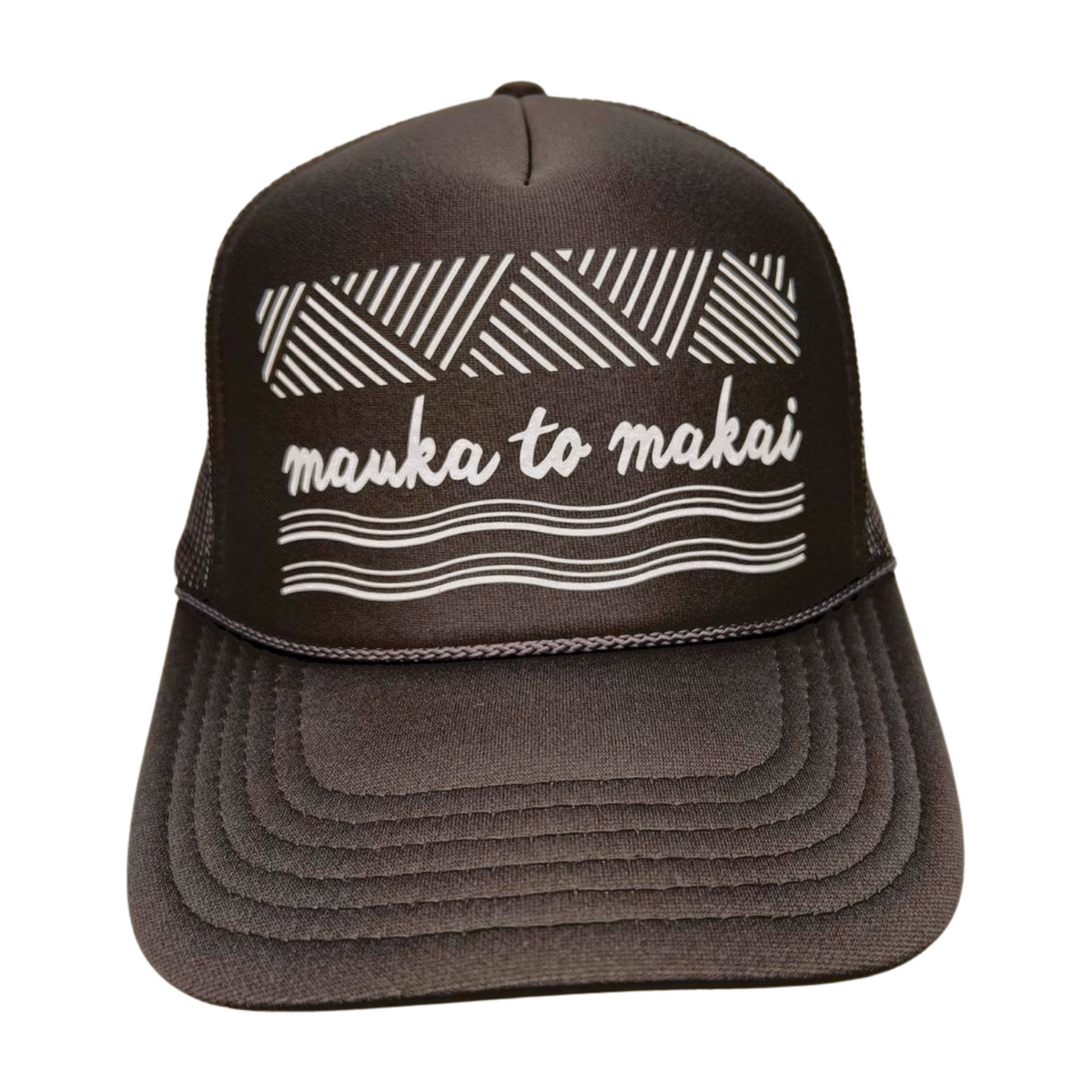 Mauka to Makai Trucker Hat - Charcoal Gray