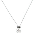 Pop-Up Mākeke - Stacey Lee Designs - Aloha Sterling Silver Necklace in Peacock Freshwater Pearls - Front View