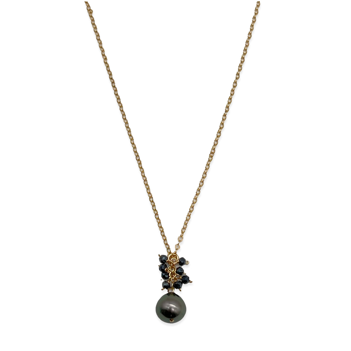 Pop-Up Mākeke - Stacey Lee Designs - Blackjack Tahitian Pearl Necklace