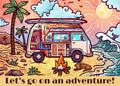 "Let's Go On An Adventure" 48-Piece Postcard Puzzle