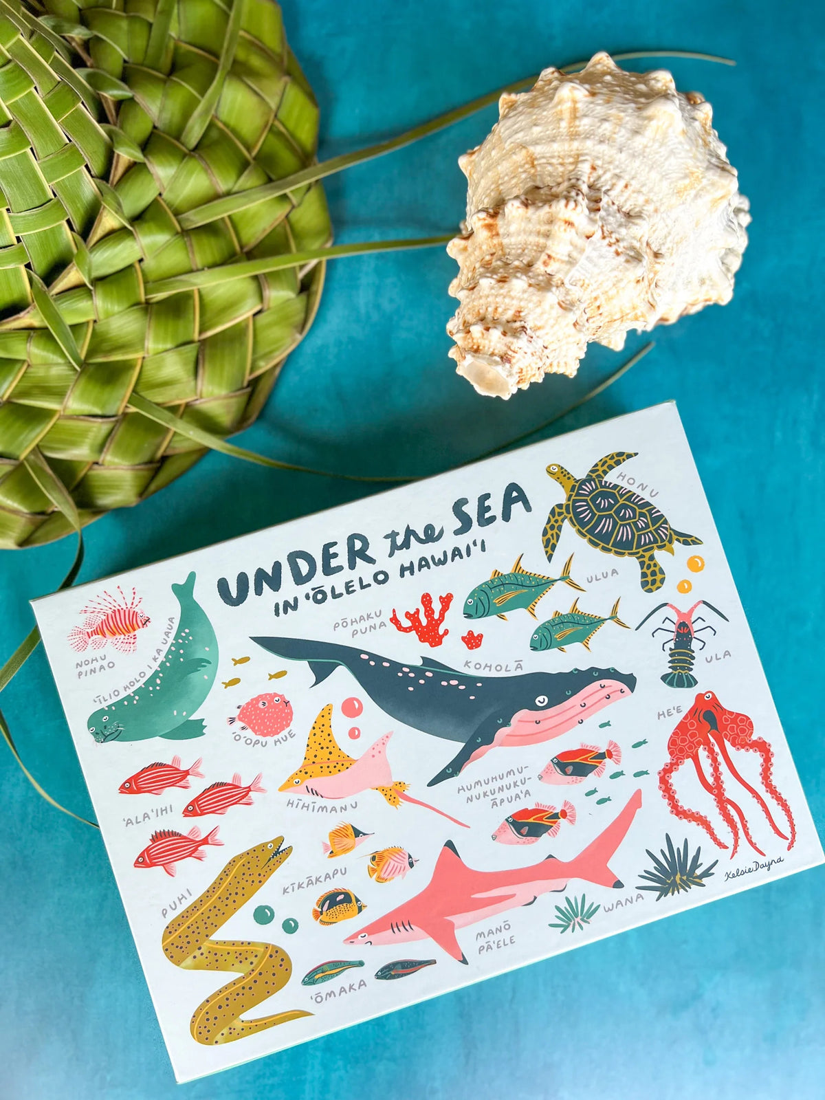 Pop-Up Mākeke - Surf Shack Puzzles - Under the Sea by Kelsie Dayna Kid's Puzzle - Front View