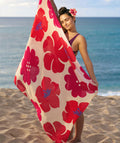 Pop-Up Mākeke - Tag Aloha - Aloalo Pareo - Sand with Hawaiian Airlines - Front View