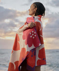Pop-Up Mākeke - Tag Aloha - Beach Towel - Aloalo with Hawaiian Airlines - In Use