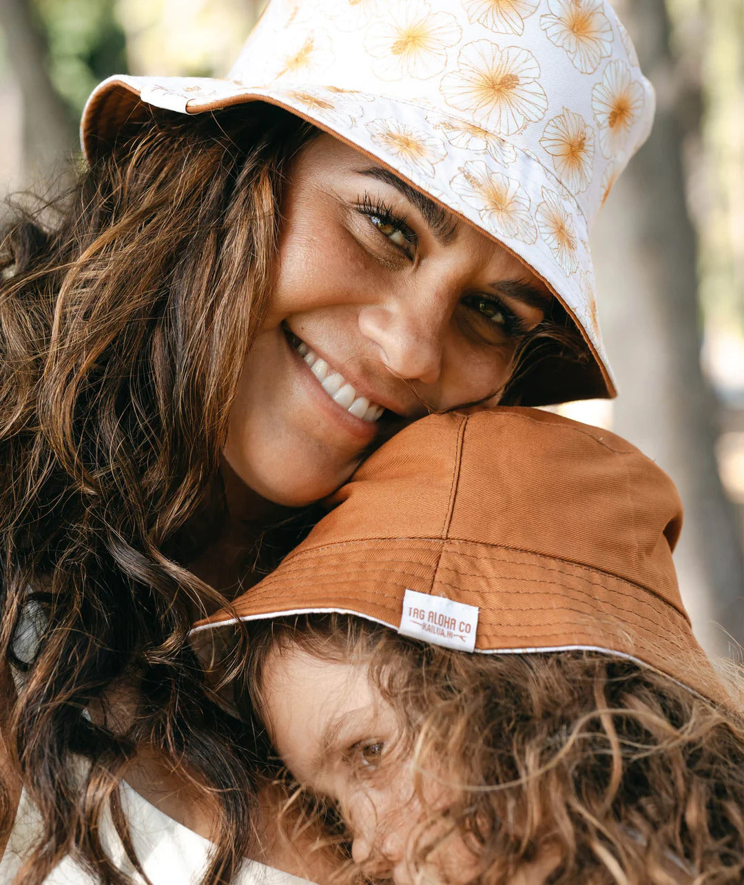 Pop-Up Mākeke - Tag Aloha - Reversible Bucket Hat - Catch a Tan - Side One