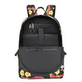 Pop-Up Mākeke - The Keiki Department - Black Pua Liilii Backpack - Open View