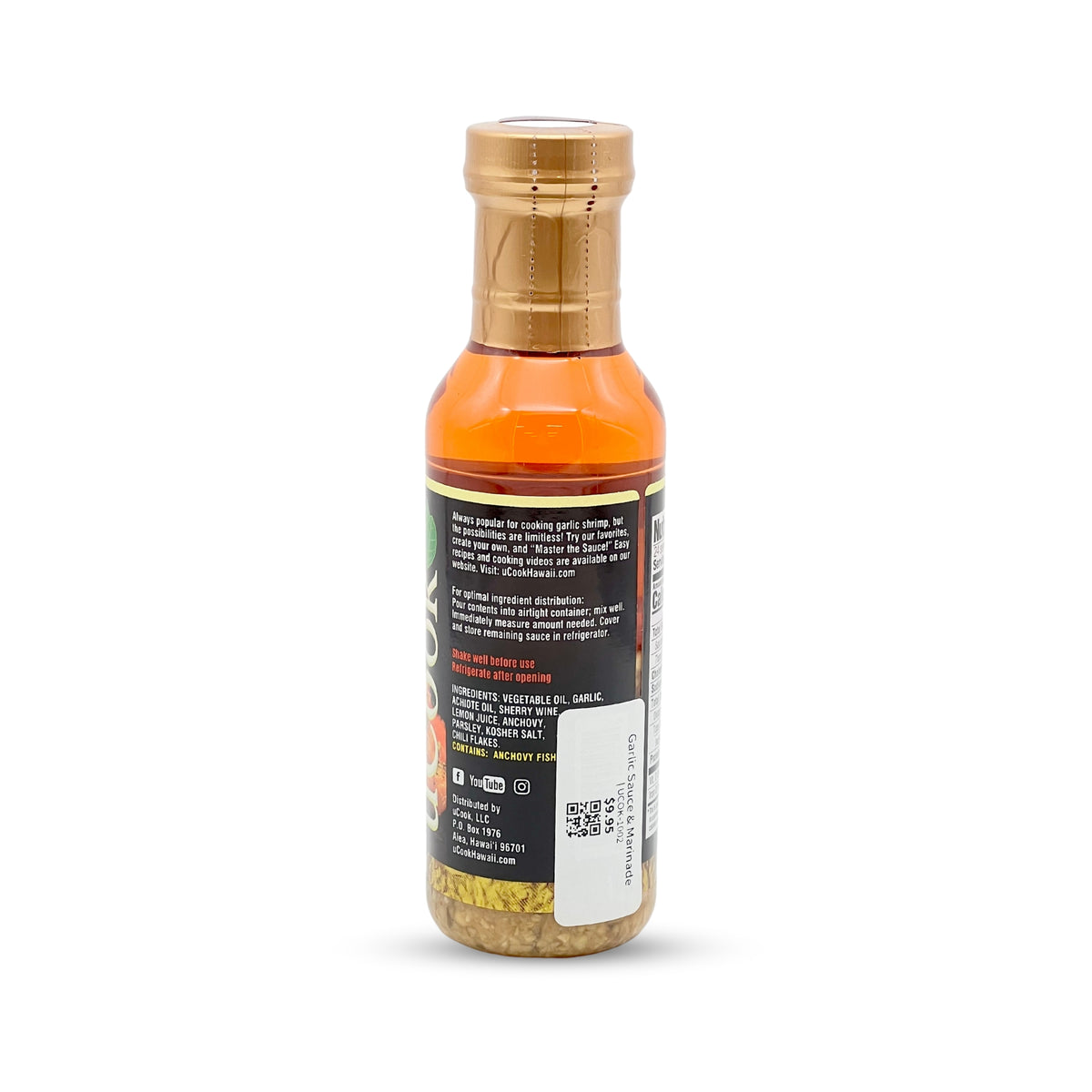 Pop-Up Mākeke - uCook LLC - Garlic Sauce & Marinade - Front View