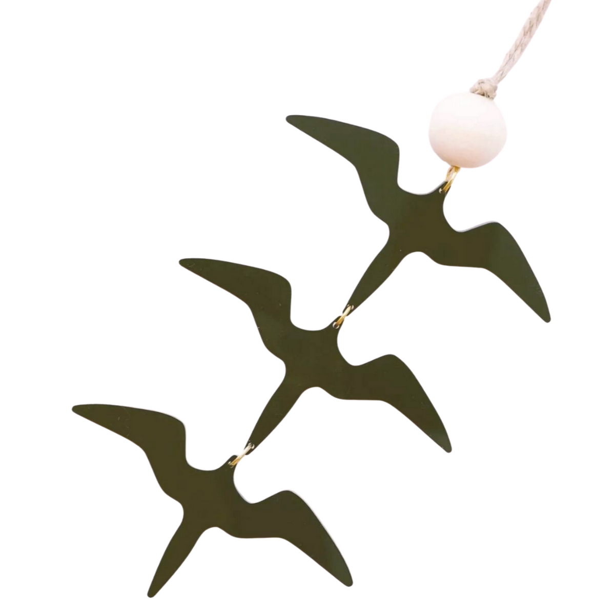Pop-Up Mākeke - HI Darling Shop - Iwa Bird Car Charm - Front View