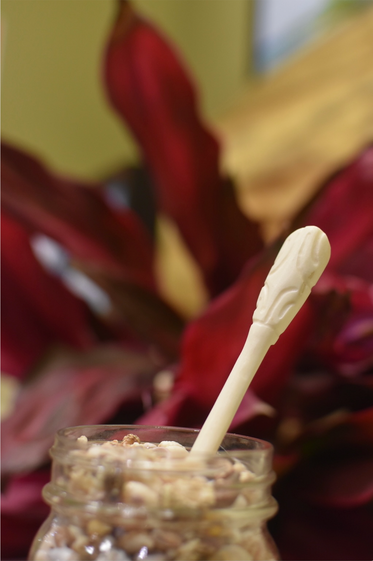 Bone Hairpick Tahiti