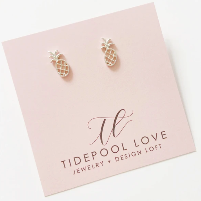Mini Pineapple Stud Earrings