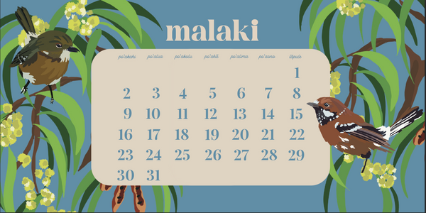 Makahiki Desk Calendar