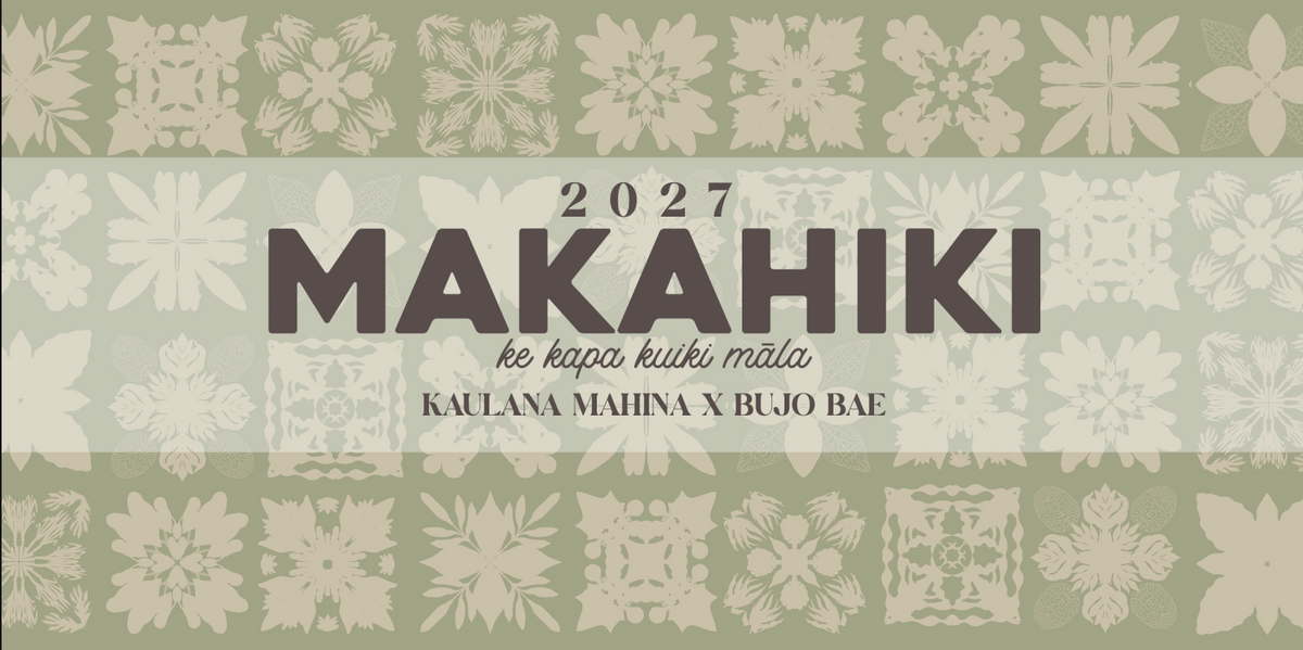 2027 Makahiki Desk Calendar