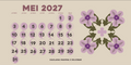 2027 Makahiki Desk Calendar