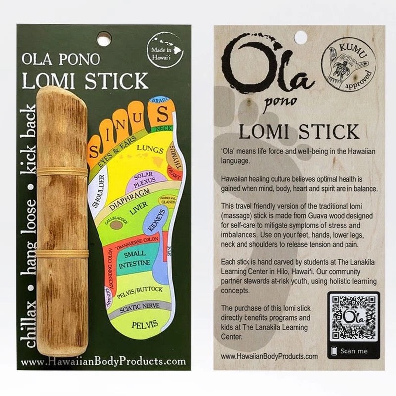 Ola Pono Lomi Stick 6″