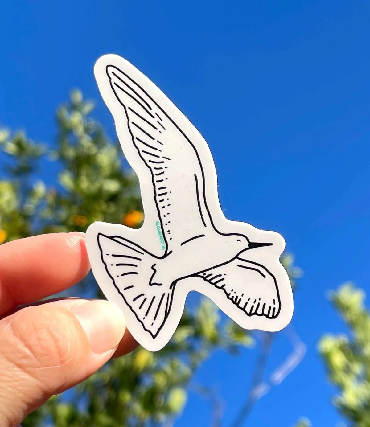 Manu O Ku Side View Sticker