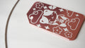 Window Luggage Tag - Lucky Cat/Light Pink