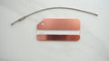 Window Luggage Tag - Lucky Cat/Light Pink