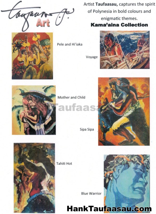 Hank Taufaasau 6-Card Set