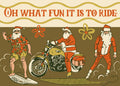 Oh What Fun It Is To Ride Postcard Puzzles