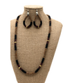 Pop-Up Mākeke - Akalei Designs - Double Strand "Forbidden Island" Necklace Set with Earrings and Bracelet - Close Up