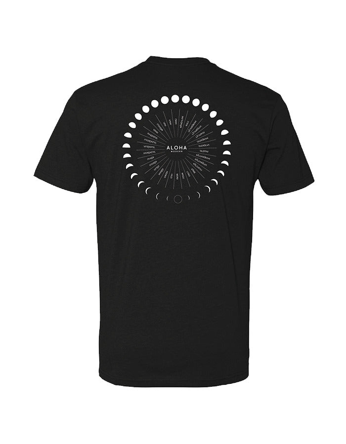 Pop-Up Mākeke - Aloha Modern - Helu Pō Short Sleeve T-Shirt - Front View