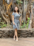 Pop-Up Mākeke - Angels by the Sea Hawaii - Pua Kea V-Neck Dress - Green