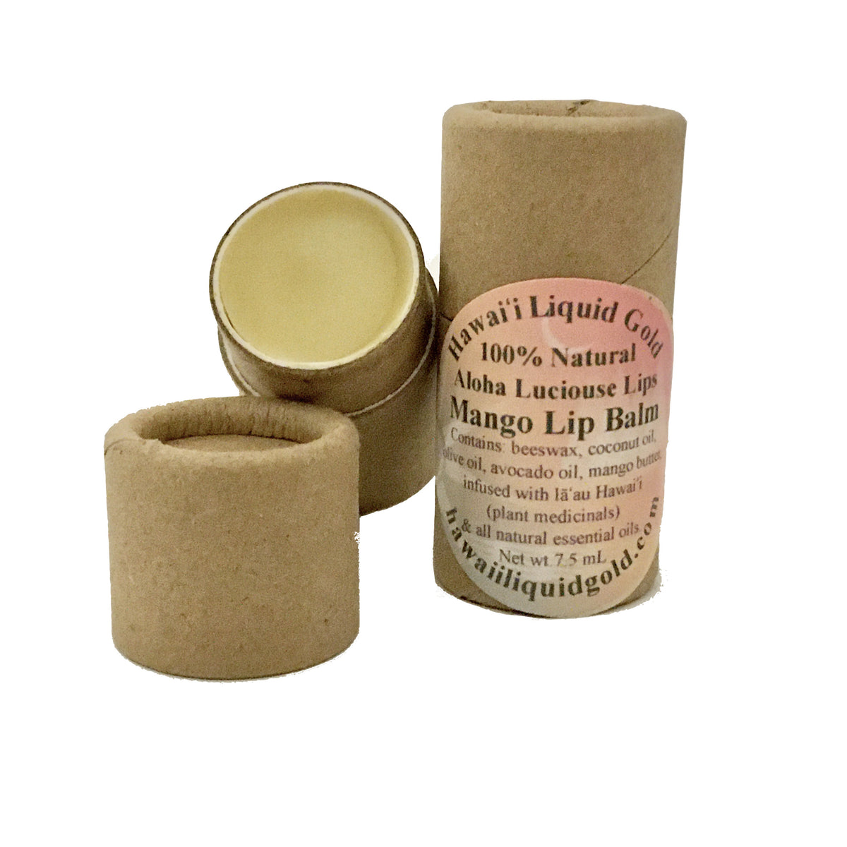 Pop-Up Mākeke - Hawaii Liquid Gold - Aloha Luscious Lips - Mango Lip Balm
