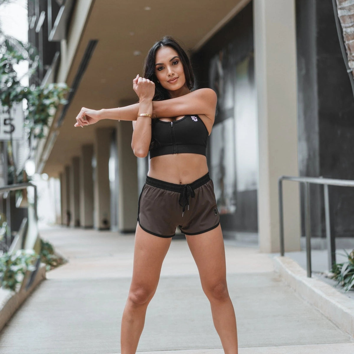 Pop-Up Mākeke - Hawaii's Finest - Women's Brown Performance Shorts