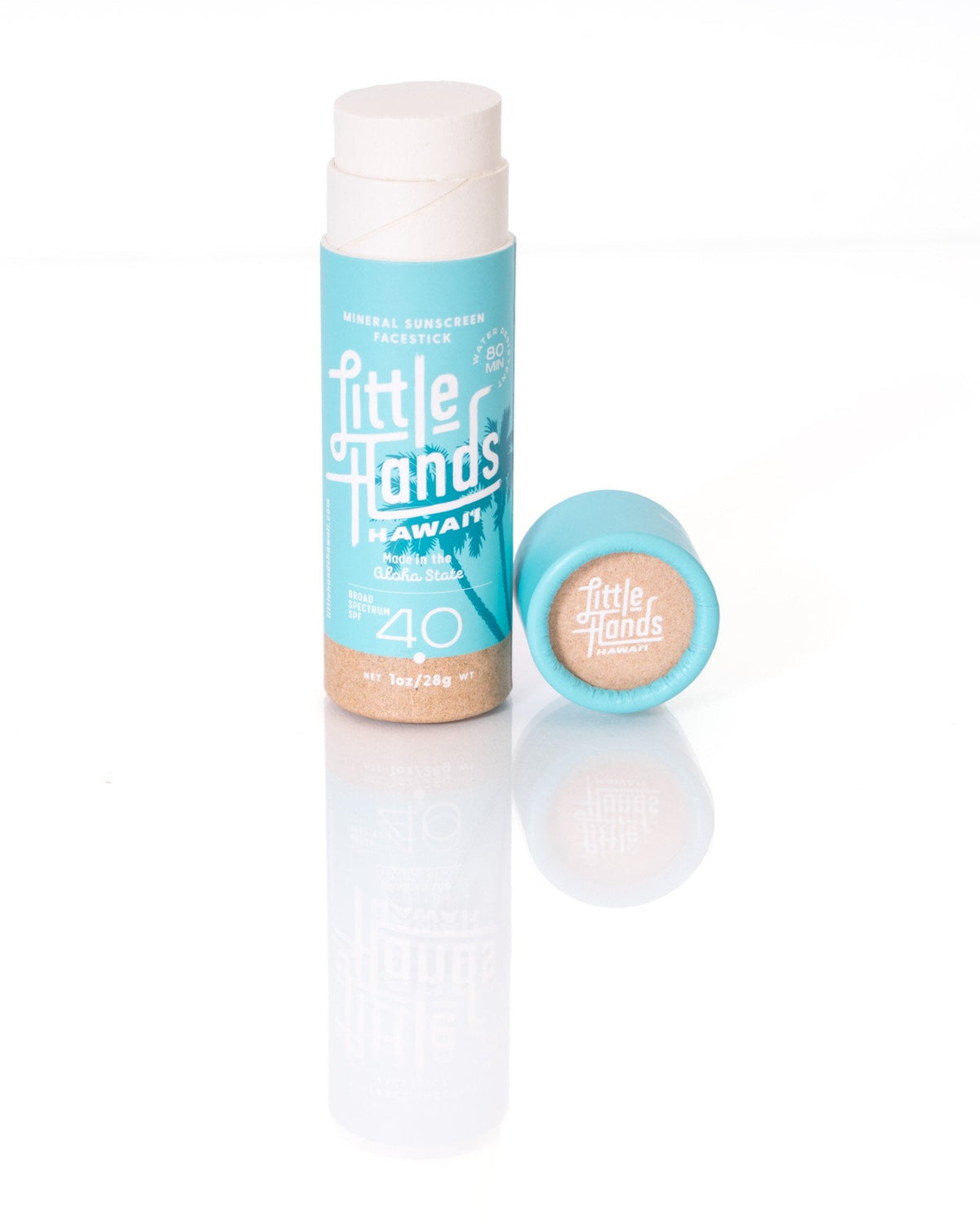 Pop-Up Mākeke - Little Hands Hawaii - Mineral Sunscreen Face Stick (Sport Stick) - Regular - Open