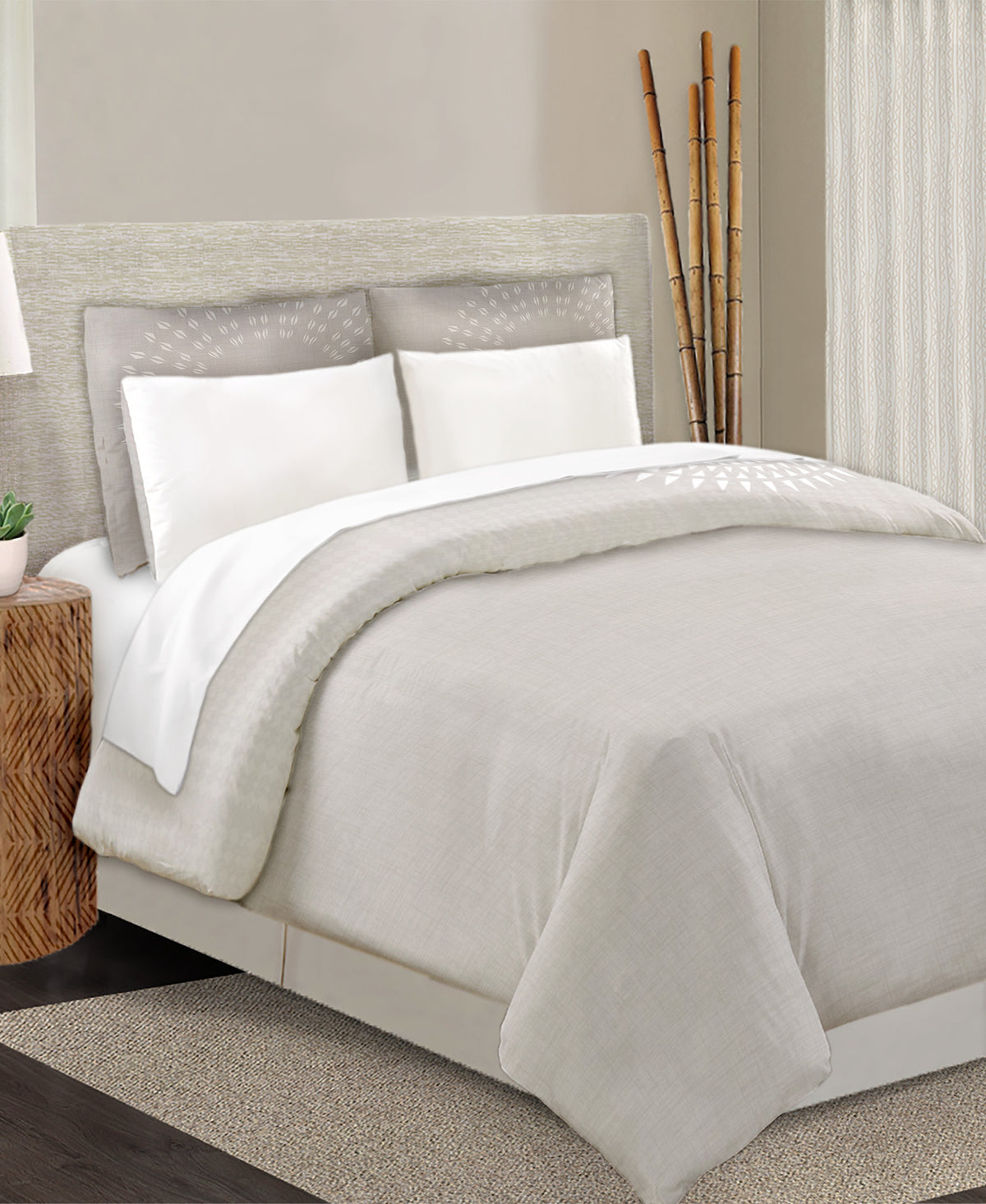 Pop-Up Mākeke - Noho Home - Halawai Reversible Duvet Cover - Halawai Print